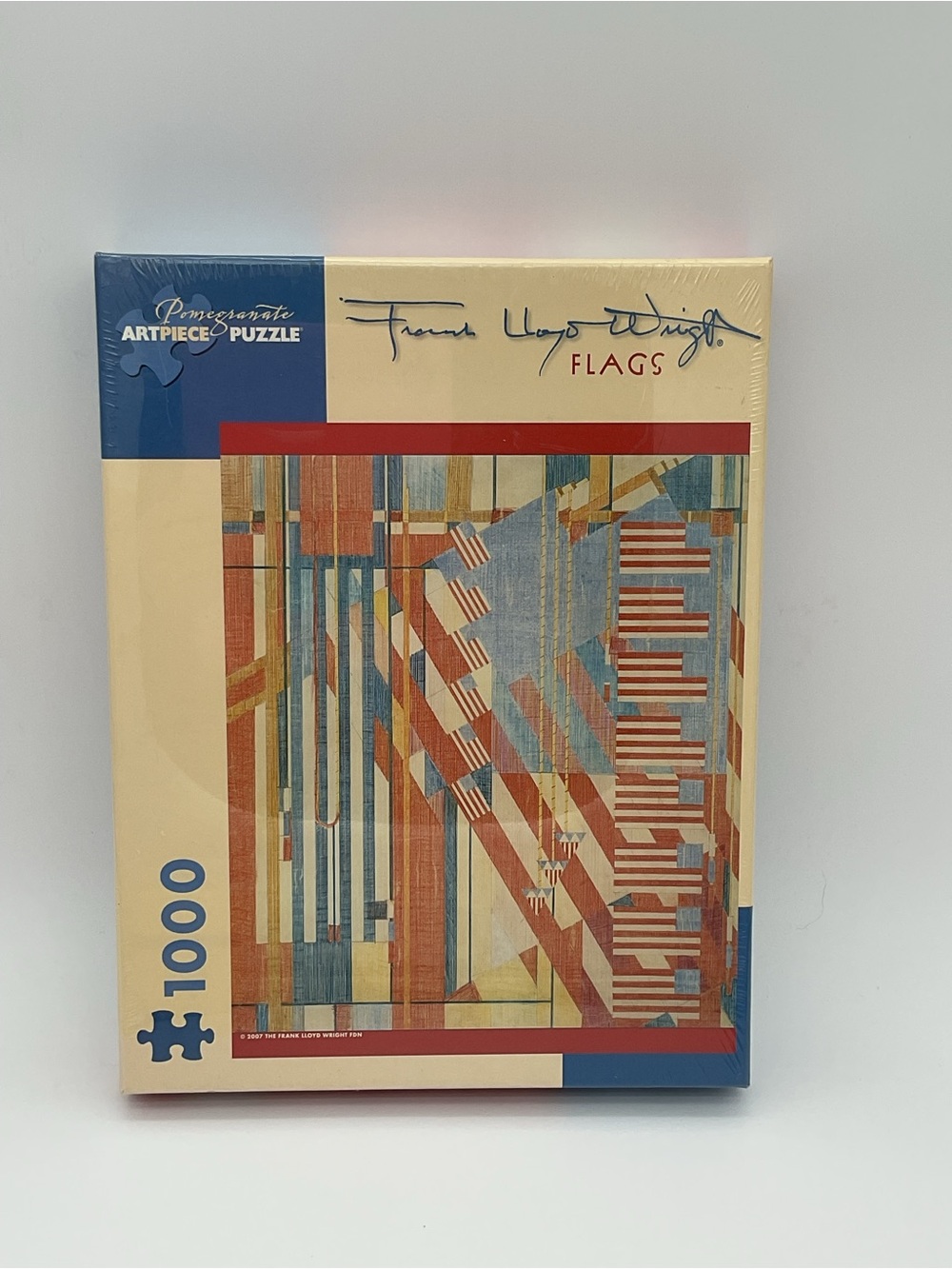 New Sealed Artpiece Puzzle - Frank Lloyd Wright Flags - 1000 Piece